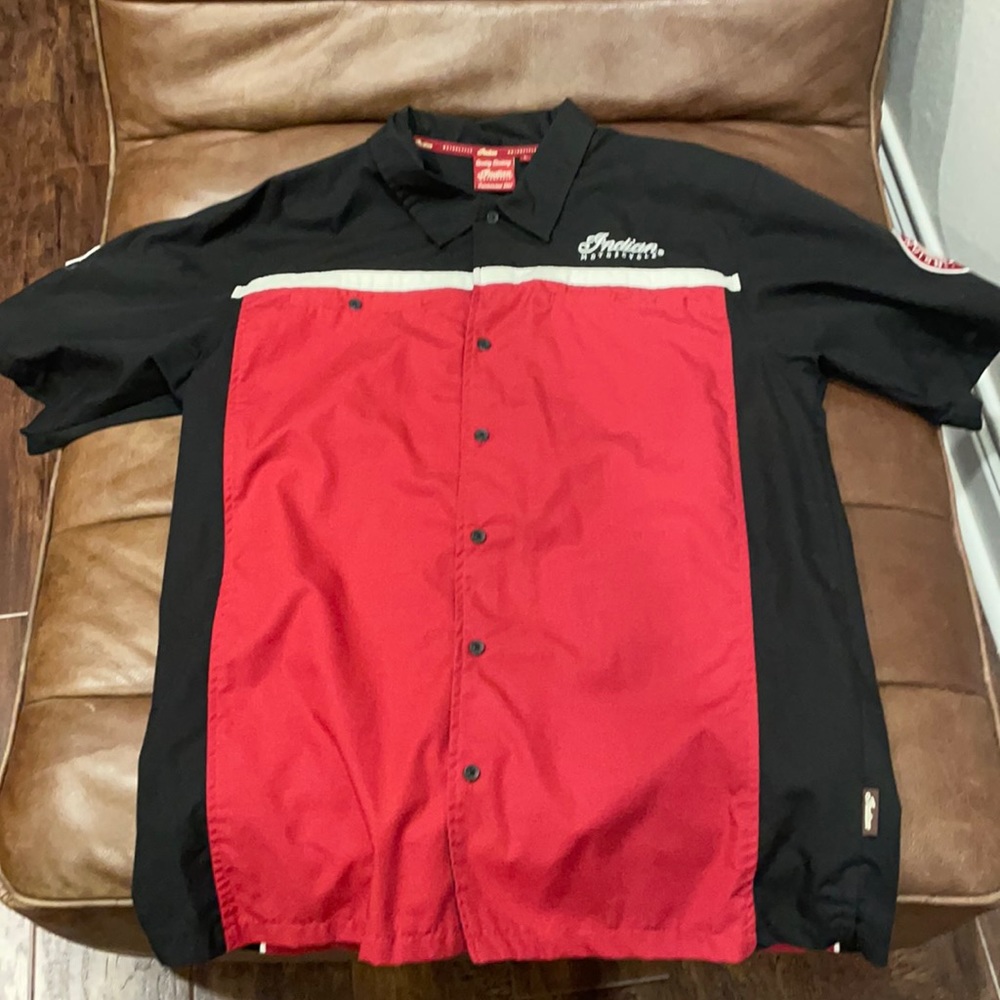 Indian Motorcycle shirt. Size large.